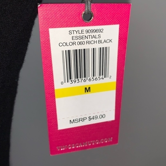 Vince Camuto Layered Look Flutter Sleeve Top - Picture 8 of 9